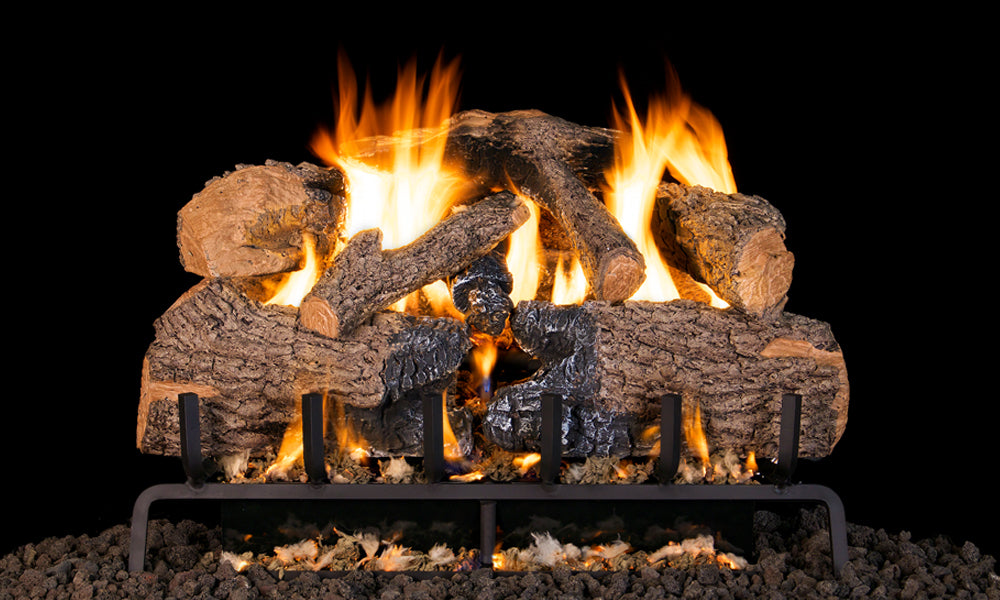 Real Fyre Charred Angel Oak Vented Gas Log Set