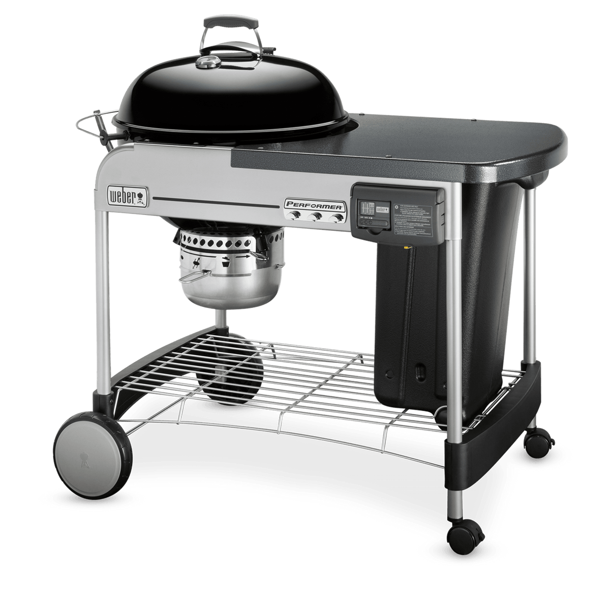 Performer Deluxe Charcoal Grill 22" - Black