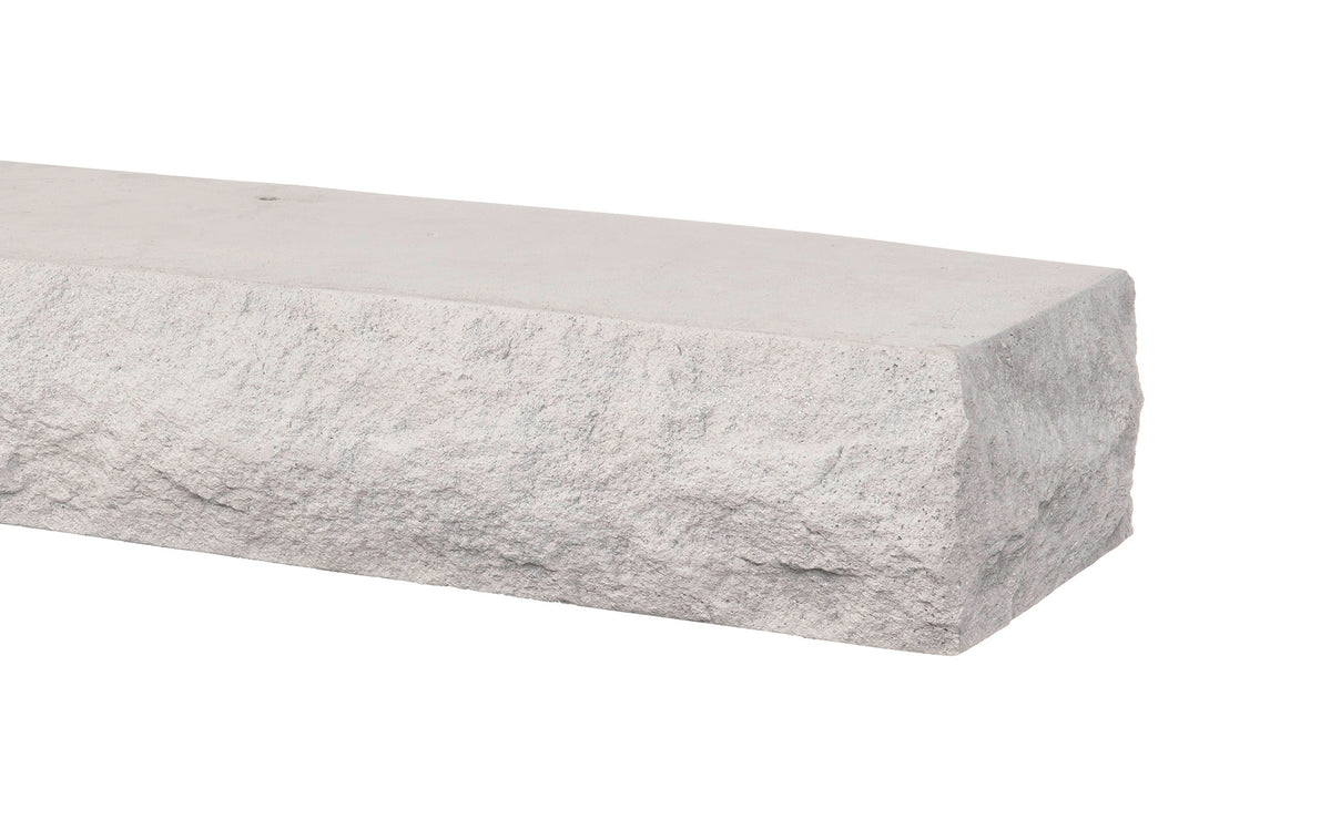 Natural Cut Stone Non-Combustible Mantel Shelf Arctic Blast finish