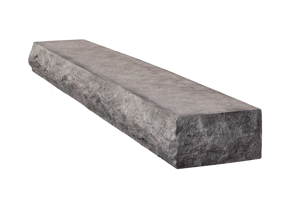 Natural Cut Stone Non-Combustible Mantel Shelf Greystone finish