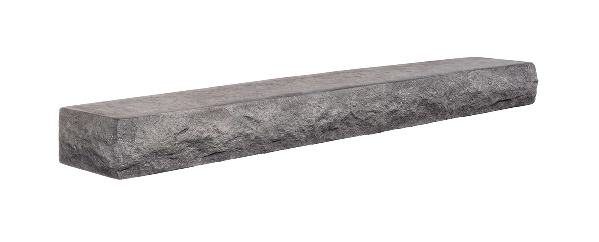 Natural Cut Stone Non-Combustible Mantel Shelf Greystone finish