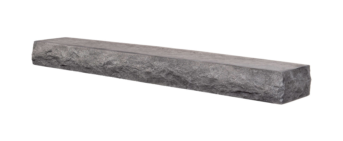 Natural Cut Stone Non-Combustible Mantel Shelf Greystone finish