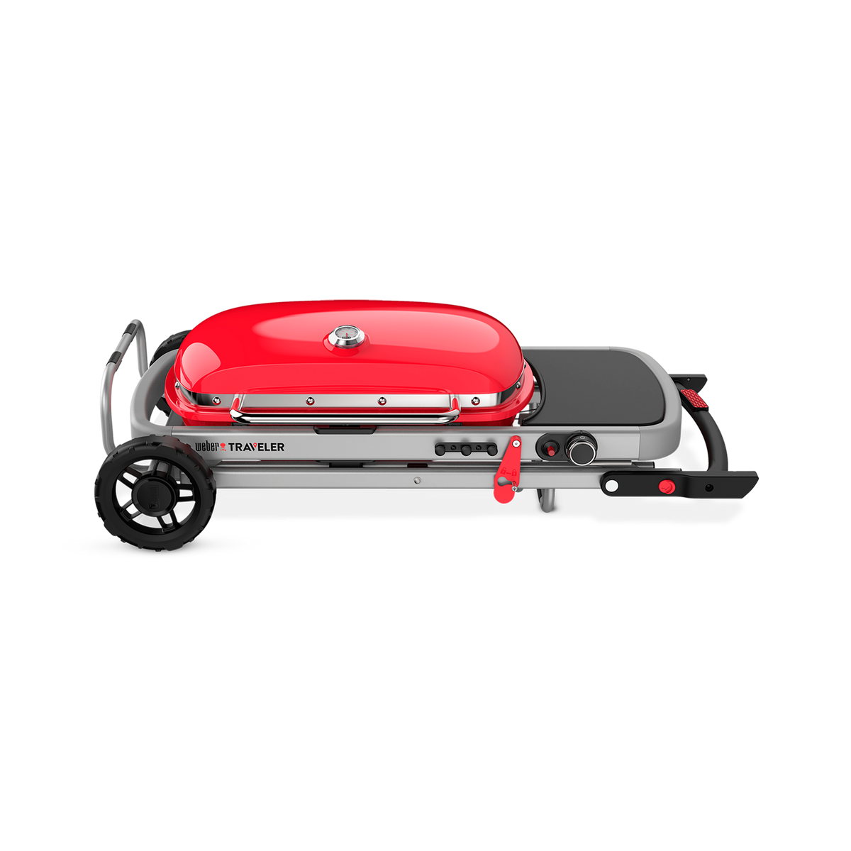 Weber Traveler® Portable Gas Grill - Red