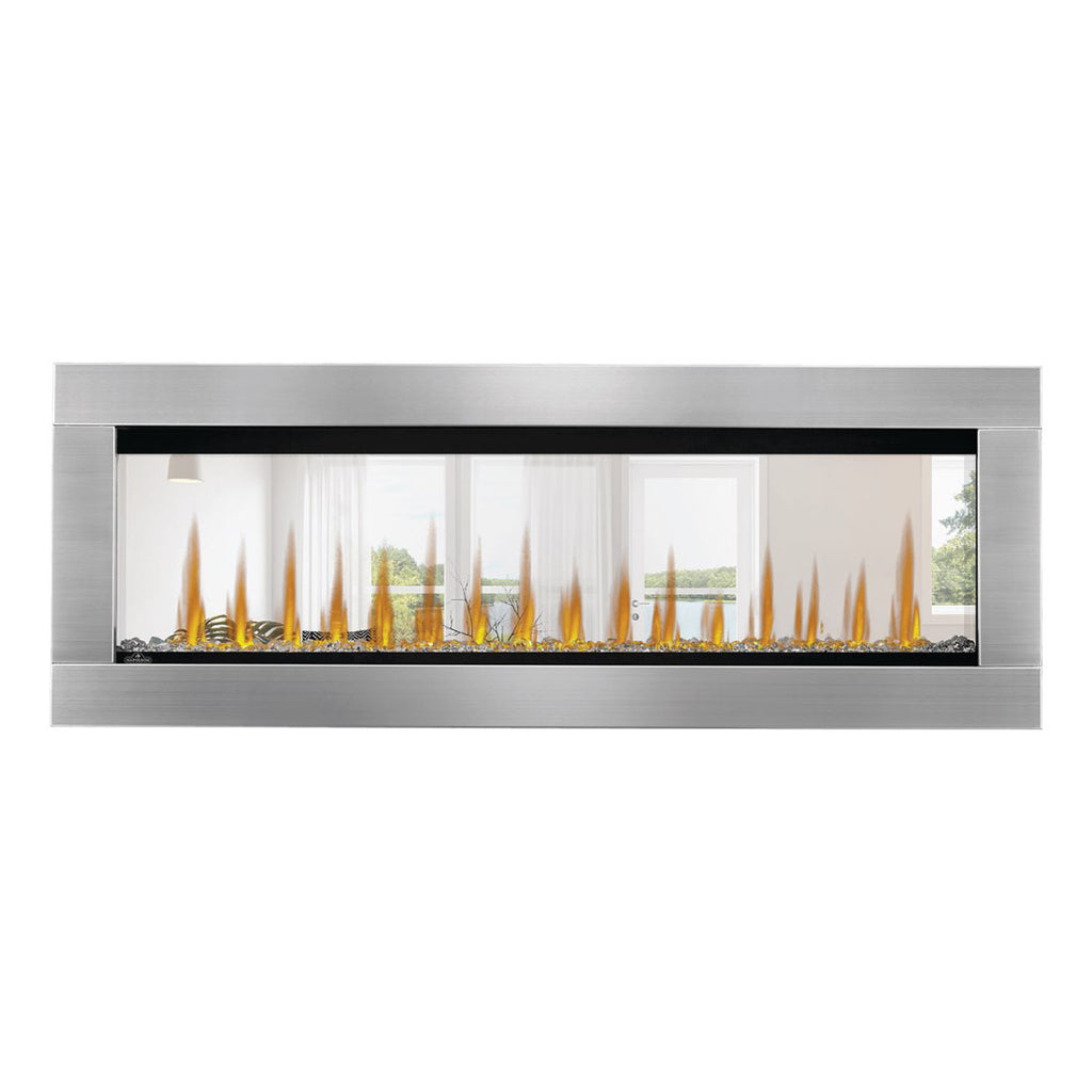 Clearion™ Elite 60 See Through Built-in Electric Fireplace