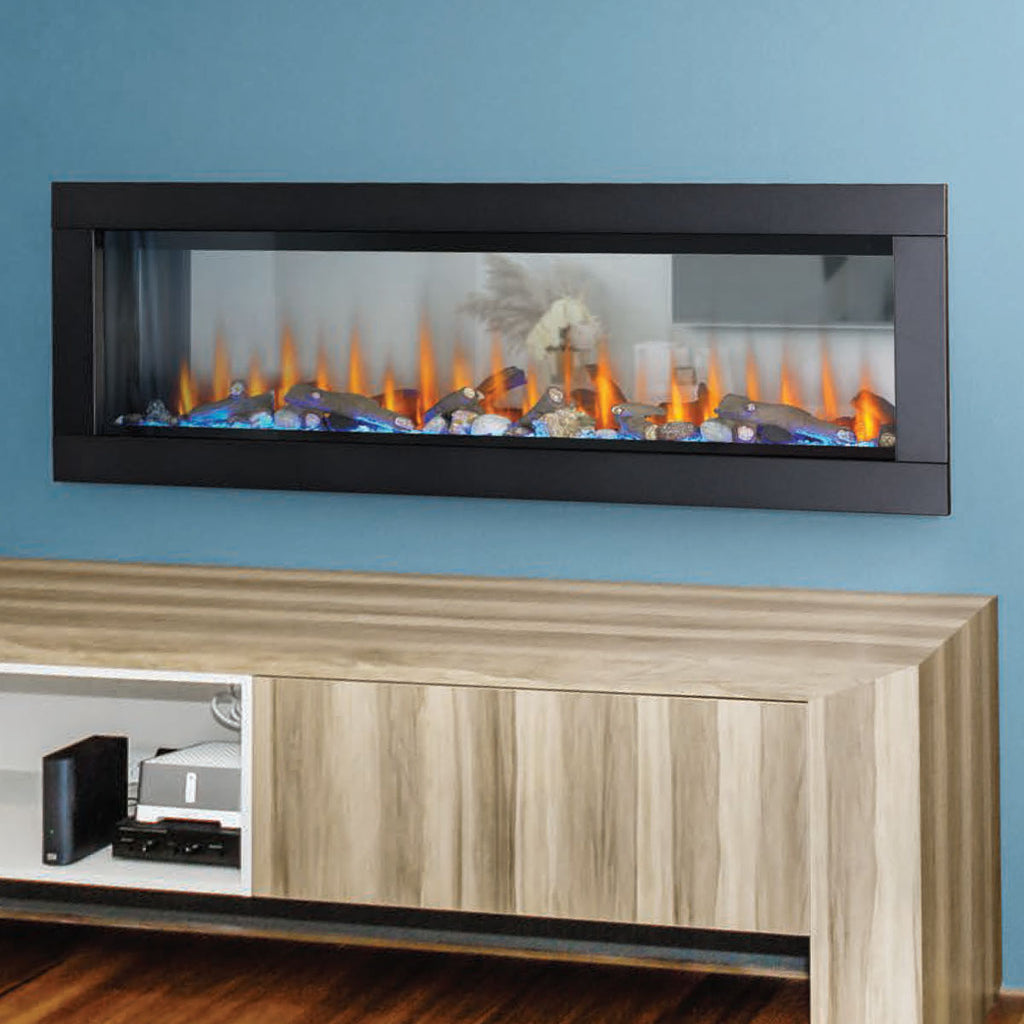 Clearion™ Elite 60 See Through Built-in Electric Fireplace