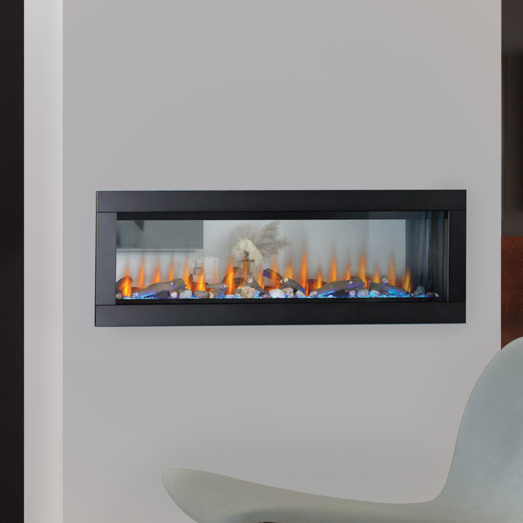 Clearion™ Elite 60 See Through Built-in Electric Fireplace