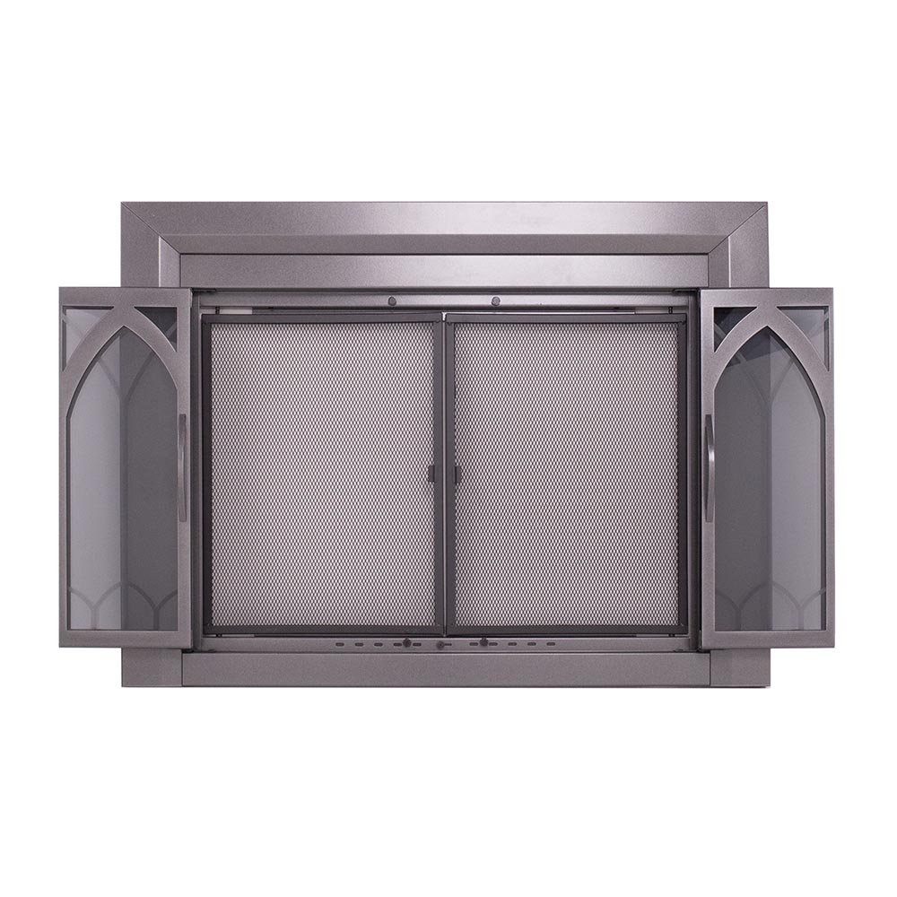 Colt Gun Metal Masonry Fireplace Door | Standard Sizes