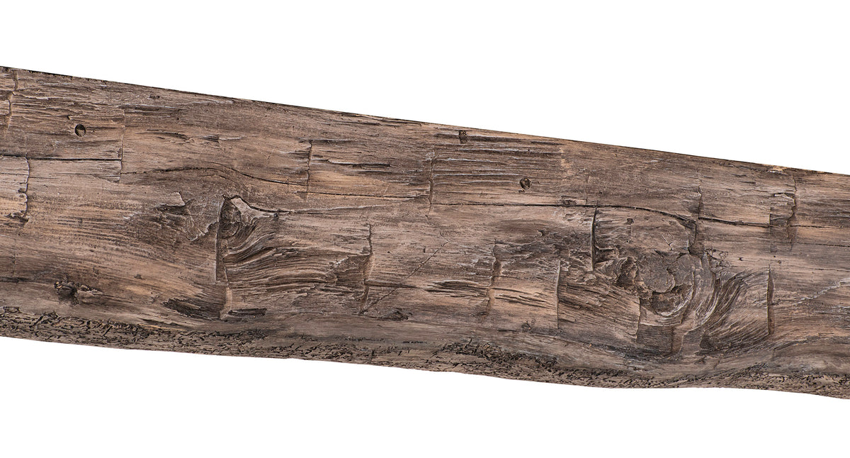 Cumberland Live Edge Non-Combustible Mantel Shelf RIVER ROCK Finish