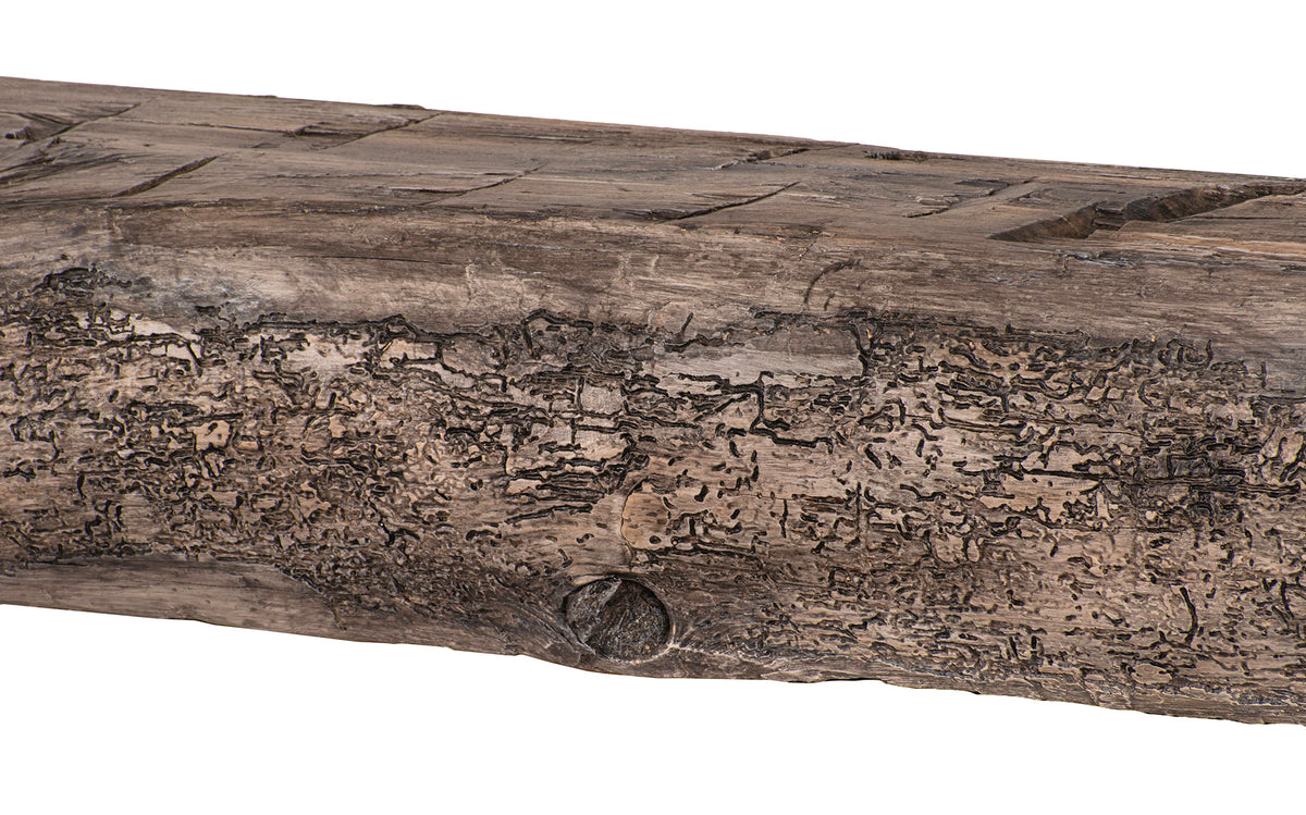 Cumberland Live Edge Non-Combustible Mantel Shelf RIVER ROCK Finish