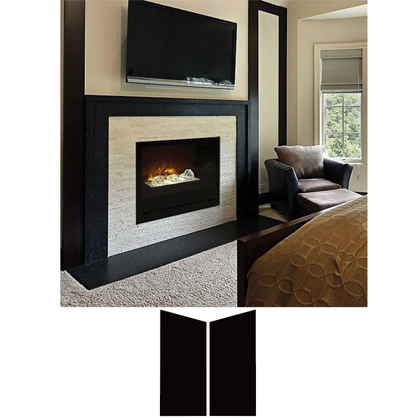 Modern Flames Home Fire 36" Built In Electric Firebox Insert - Model HF36CBI