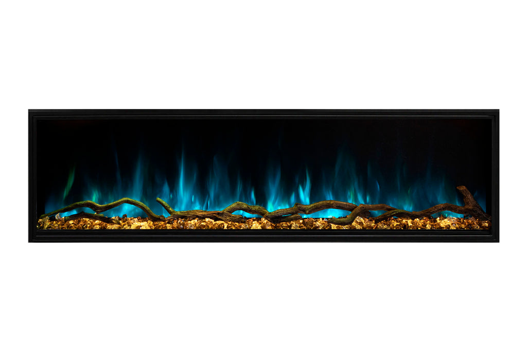 Modern Flames Landscape Pro Slim 56-Inch Built In Wall Mount Electric Fireplace - Model LPS-5614