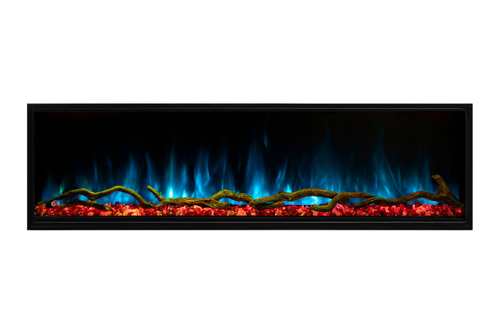 Modern Flames Landscape Pro Slim 56-Inch Built In Wall Mount Electric Fireplace - Model LPS-5614