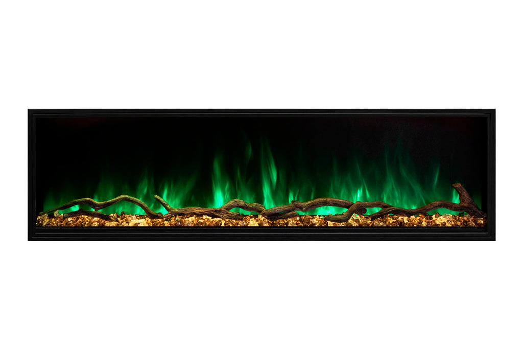 Modern Flames Landscape Pro Slim 56-Inch Built In Wall Mount Electric Fireplace - Model LPS-5614