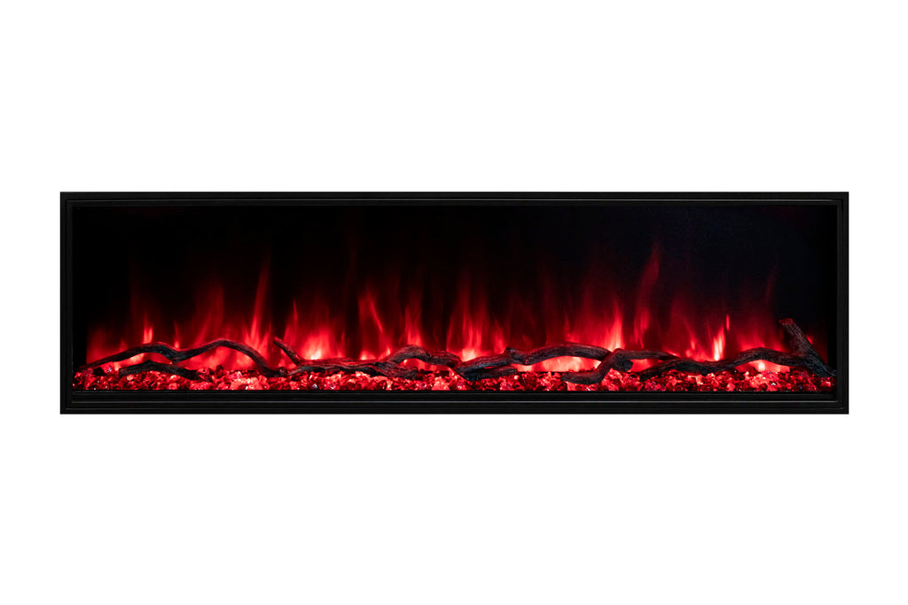 Modern Flames Landscape Pro Slim 56-Inch Built In Wall Mount Electric Fireplace - Model LPS-5614