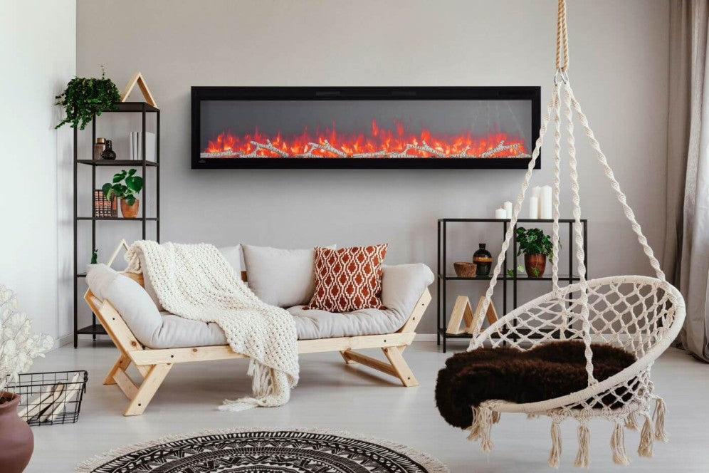 Entice 50" Wall-hanging Electric Fireplace