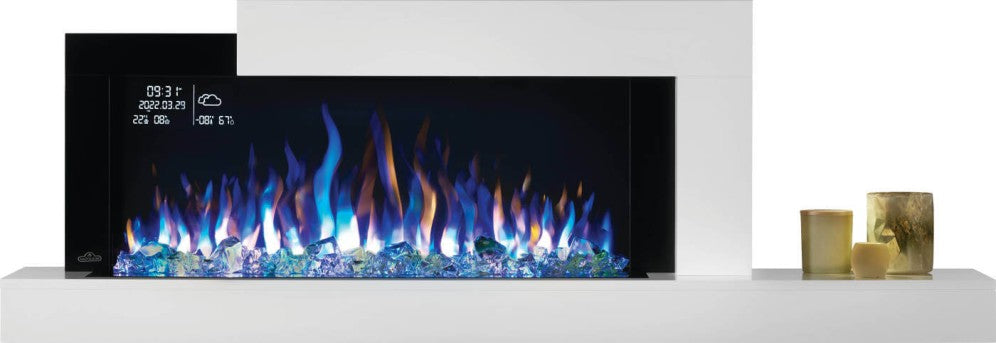 Stylus™ Cara Elite Connected Wall Hanging Electric Fireplace - Model NEFP32-5019W-IOT