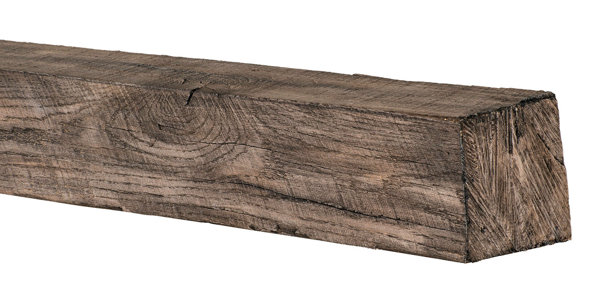 New River Weathered Beam Non-Combustible Mantel Shelf RIVER ROCK Finish