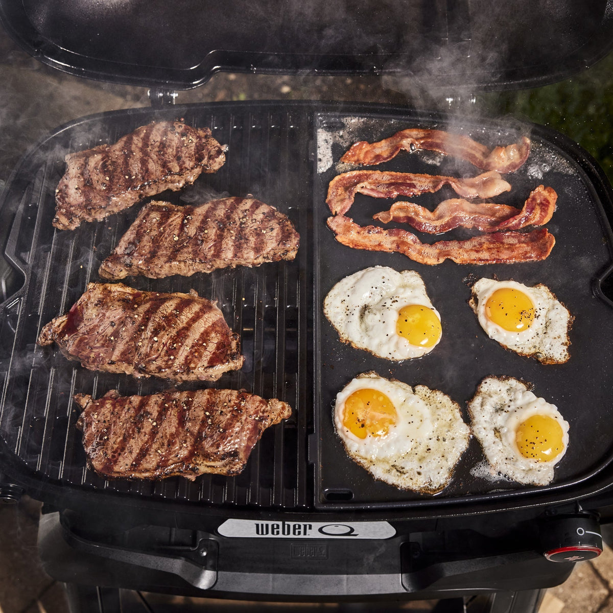 Q 2800N+ Gas Grill with Stand (Liquid Propane) - Charcoal Grey