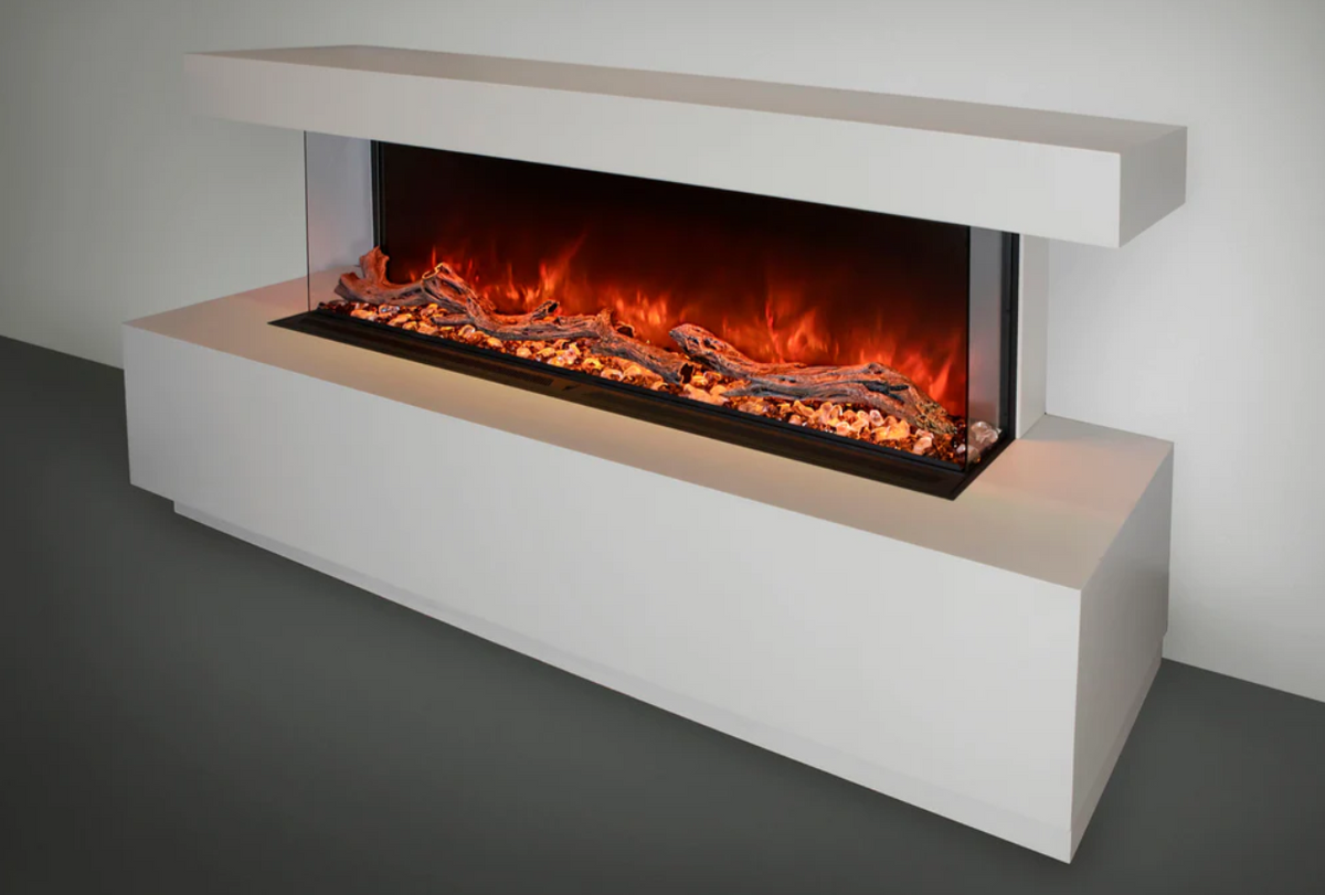 Modern Flames Landscape Pro Multi 96-inch 3-Sided / 2-Sided Built In Electric Fireplace - Model LPM-9616