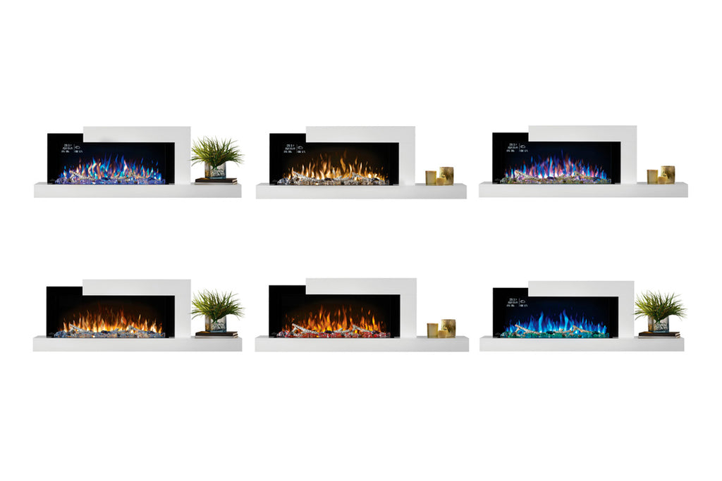 Stylus™ Cara Elite Connected Wall Hanging Electric Fireplace - Model NEFP32-5019W-IOT