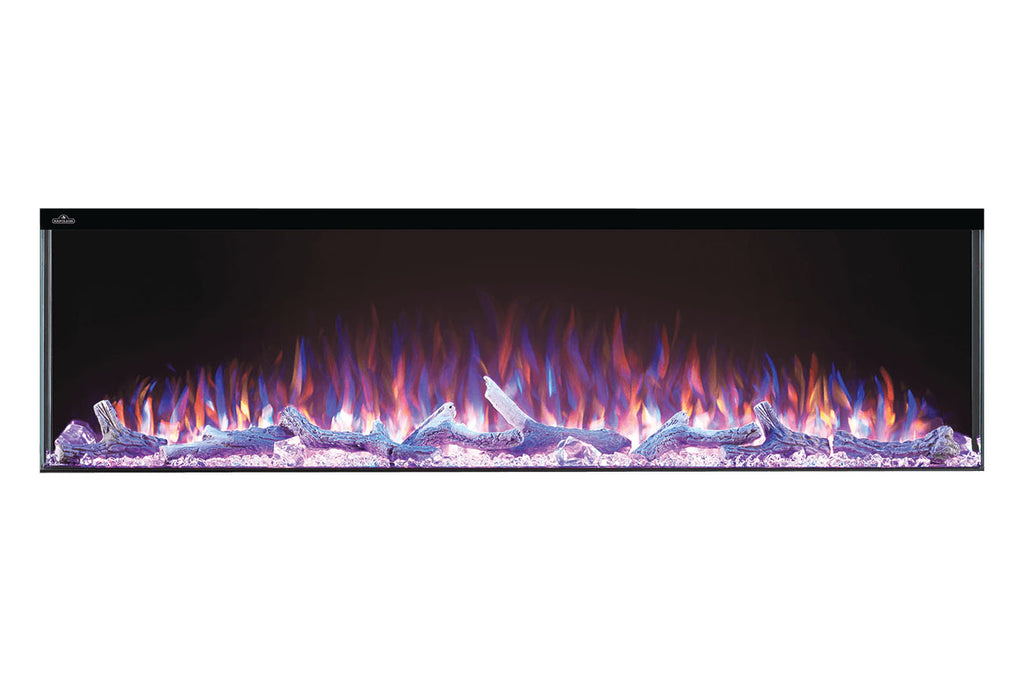 Trivista™ Primis 60 Three-sided Built-in Electric Fireplace - Model NEFB60H-3SV