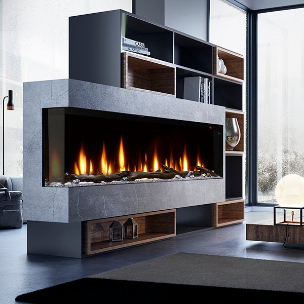 Dimplex IgniteXL Bold 74" Smart Linear Multi-Side View Built-In Electric Fireplace - Model XLF7417-XD