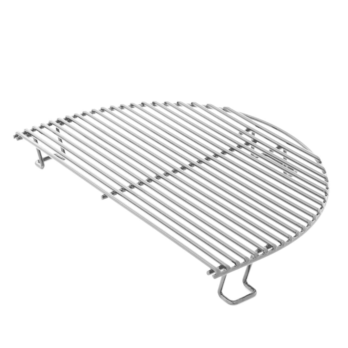 Primo All-In-One Oval Junior 200 Ceramic Kamado Grill With Cradle, Side Shelves And Stainless Steel Grates