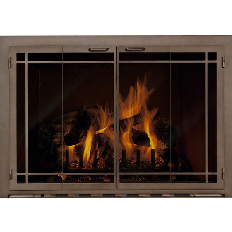 Carolina Window Pane - Masonry & Prefab Fireplace Glass Doors