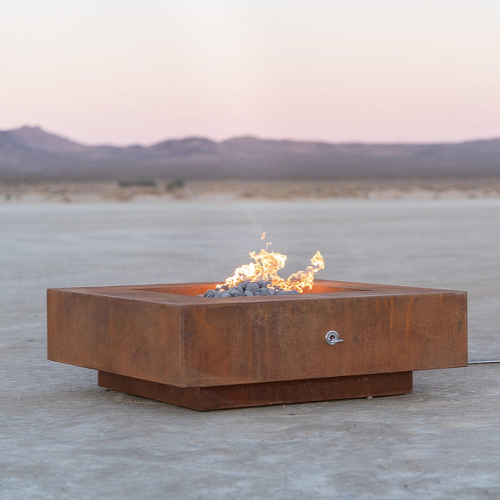 Cabo Square Corten Steel Fire Pit