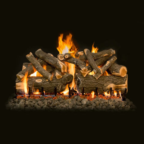 Grand Canyon Jumbo Weathered Oak Slimline Outdoor Gas Logs