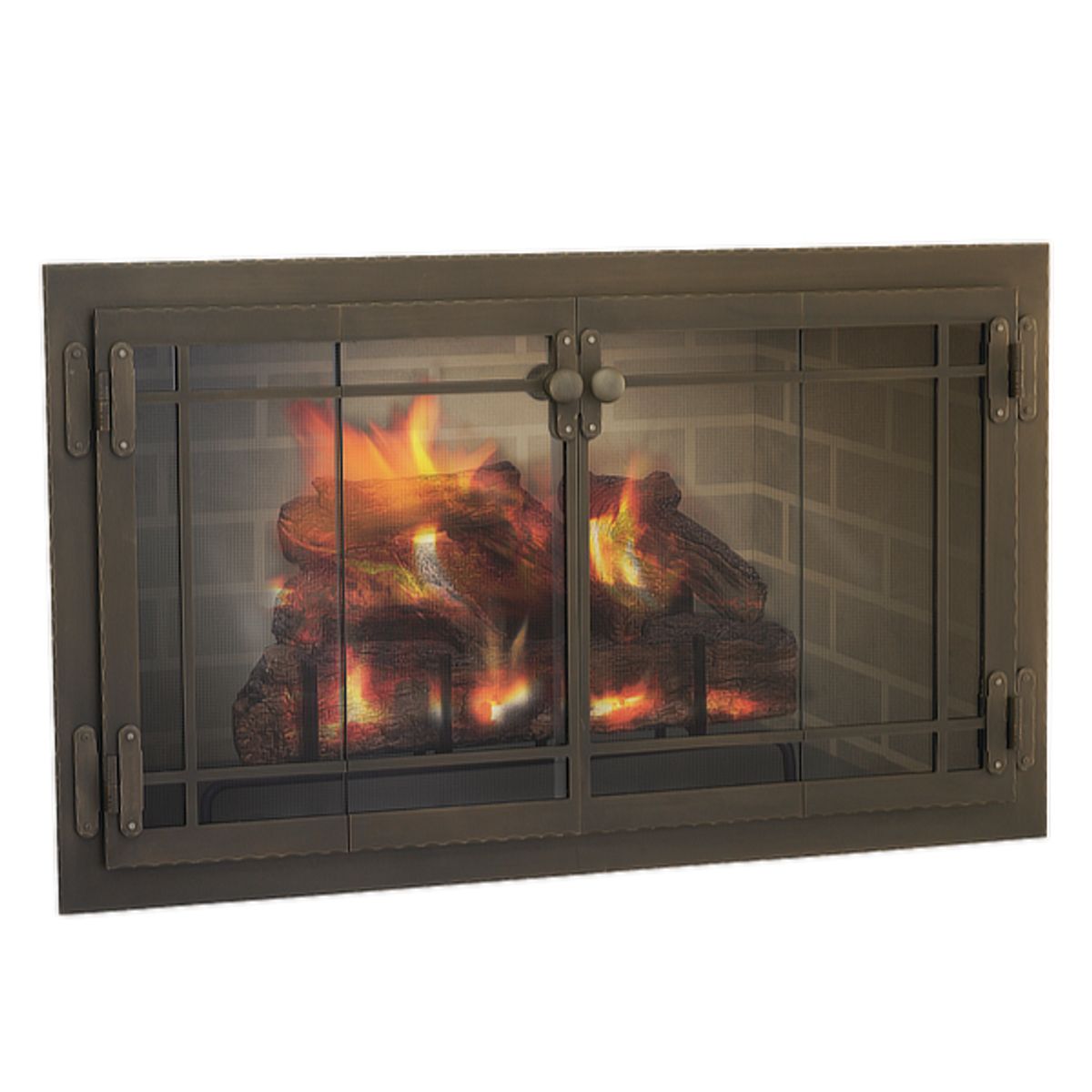 Craftsman - Masonry & Prefab Fireplace Glass Doors