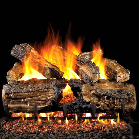 Real Fyre Burnt Split Outdoor Vented Gas Log Set