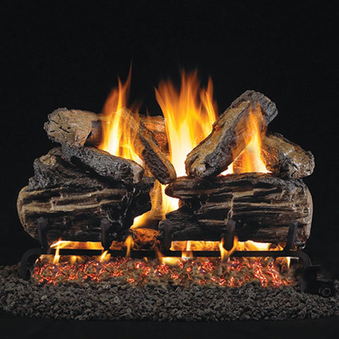 Peterson Real Fyre Charred Split Vented Gas Log Set