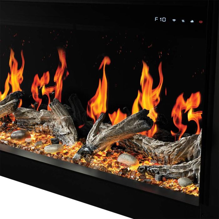 Napoleon Luminex Series Remarkable Built-In LCD Electric Fireplace - Model NEFL65LCD-3SV