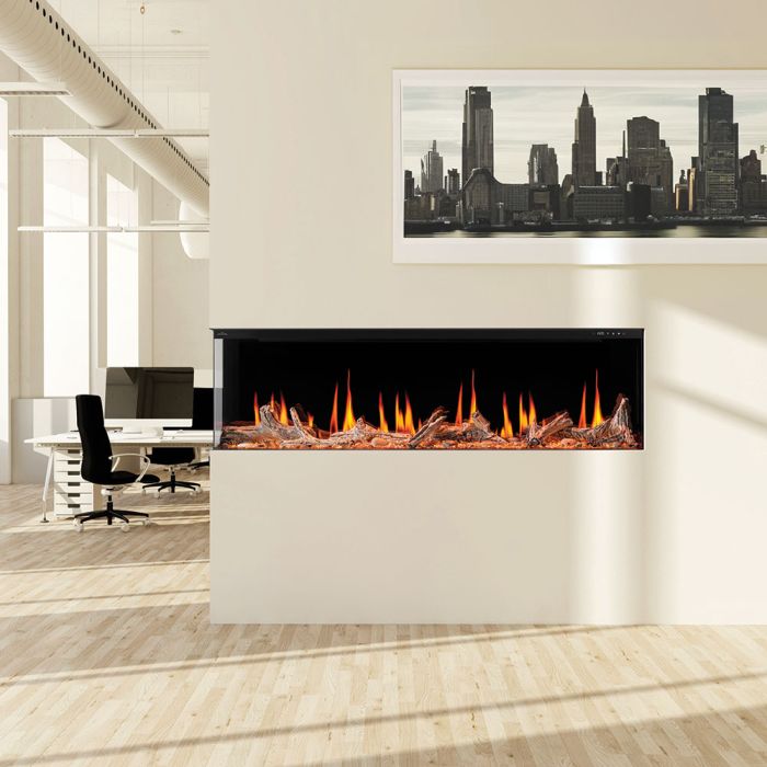 Napoleon Luminex Series Remarkable Built-In LCD Electric Fireplace - Model NEFL65LCD-3SV