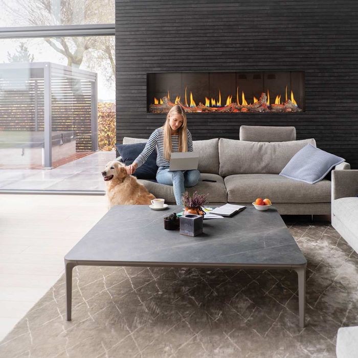 Napoleon Luminex Series Remarkable Built-In LCD Electric Fireplace - Model NEFL65LCD-3SV