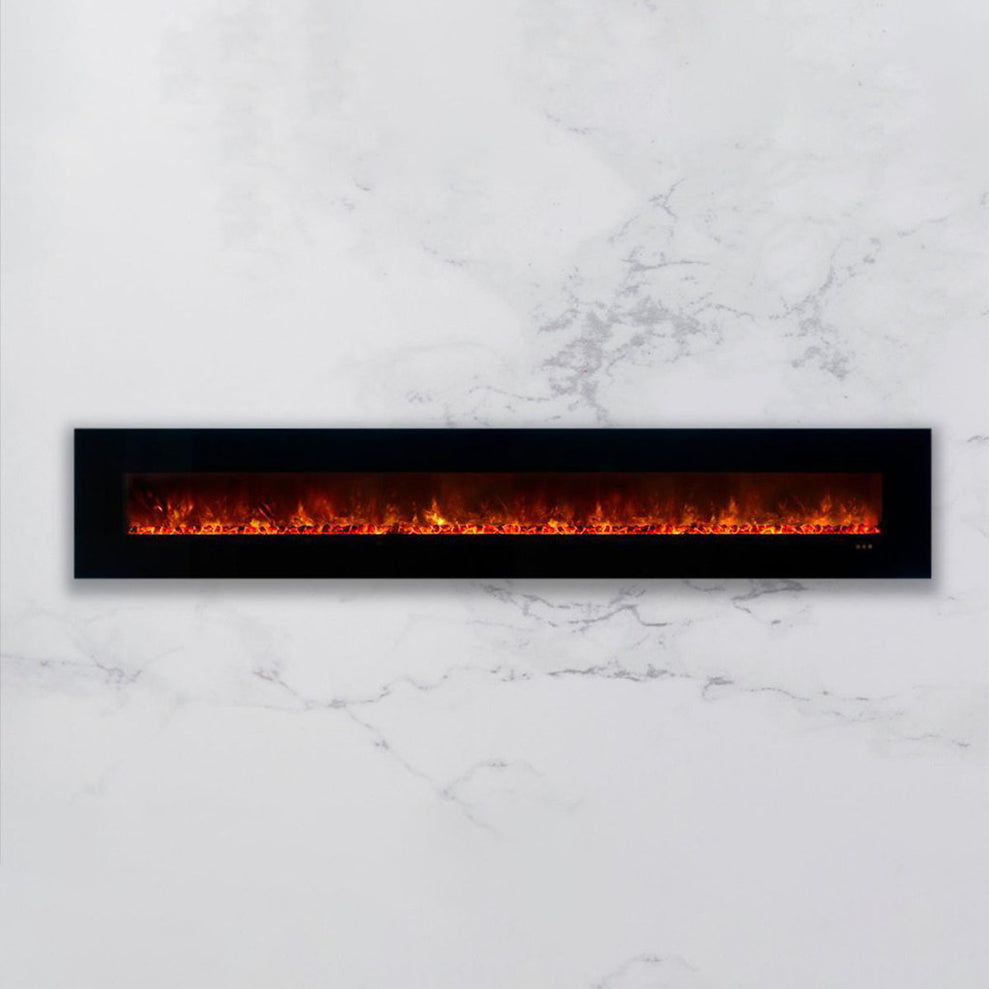 Modern Flames Ambiance 144'' Wall Mount Electric Fireplace - Model AL144CLX2-G