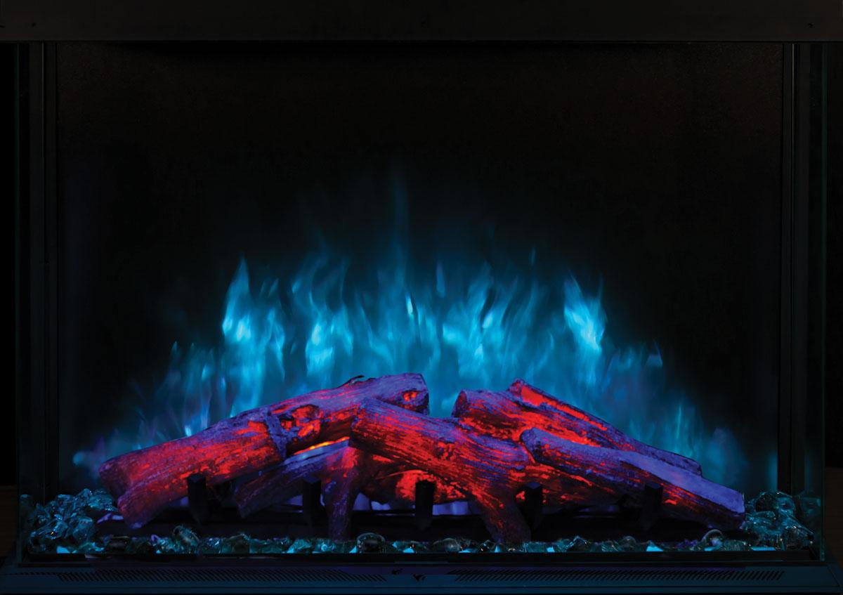 Modern Flames Sedona Pro Multi 30-Inch Three-Sided Built-In Electric Fireplace Corner (L/R) - Model SPM-3026