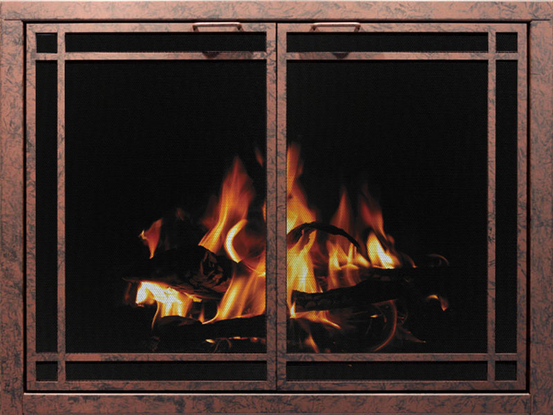 Mesh Masonry & Prefab Fireplace Doors