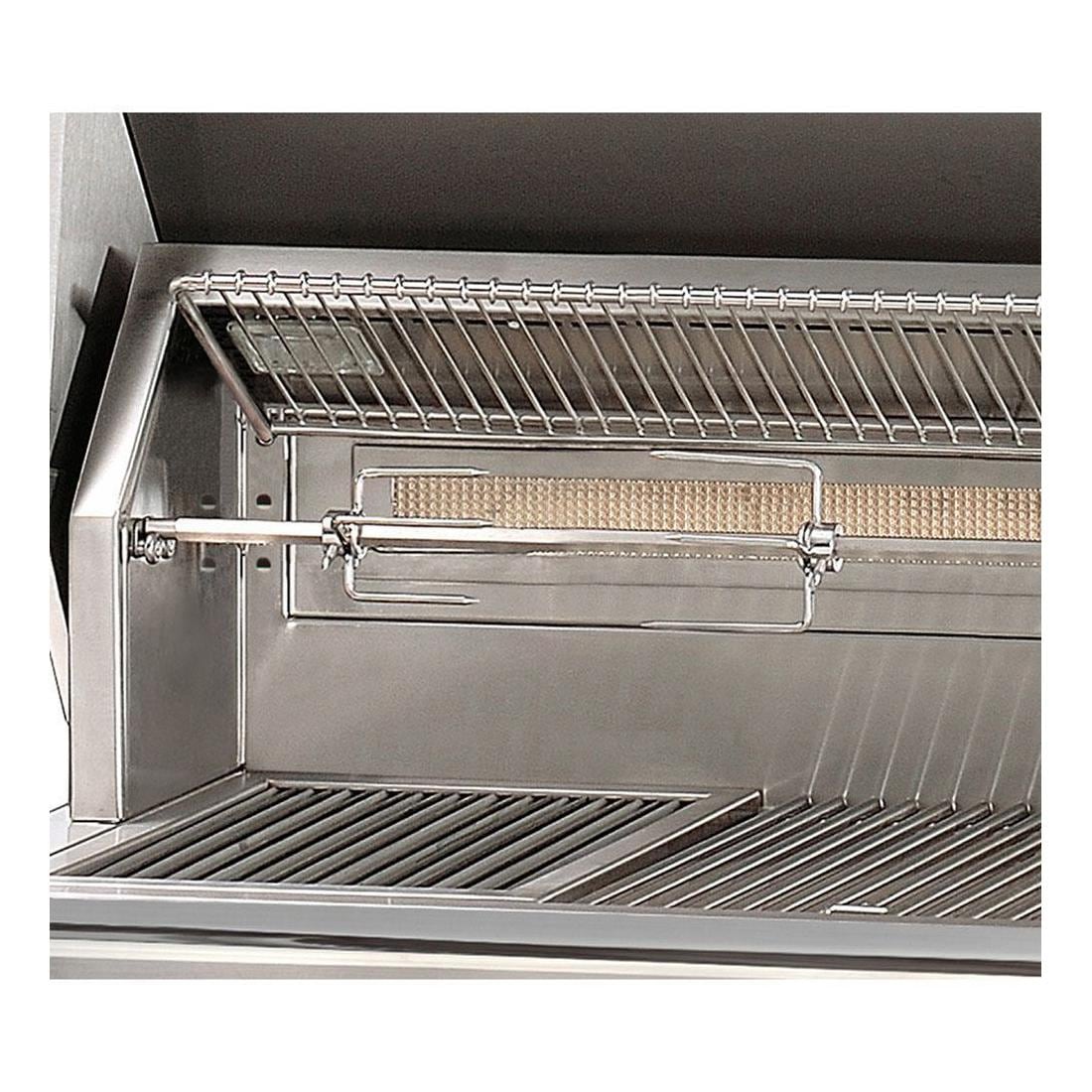 Alfresco ALXE 30-Inch Built-In Natural Gas Grill With Rotisserie in Signal White Matte
