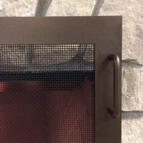 Simple Fireplace Screen Handmade to Fit Your Fireplace by Design Specialties Carolina - ExceptionalFire