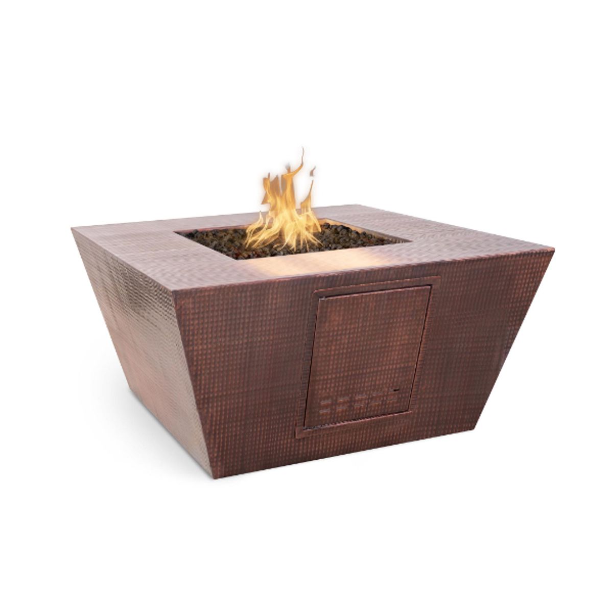 Redan Hammered Copper Fire Pit