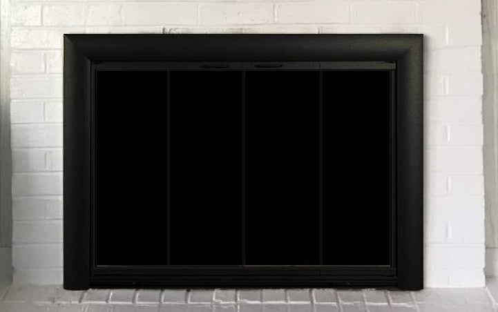 Aluminum Fireplace Glass Door Masonry - Bungalow - ExceptionalFire